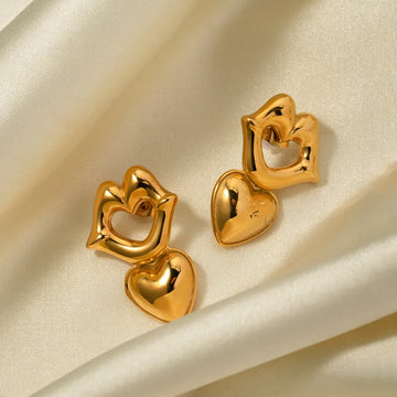 Lippie Heart Earrings