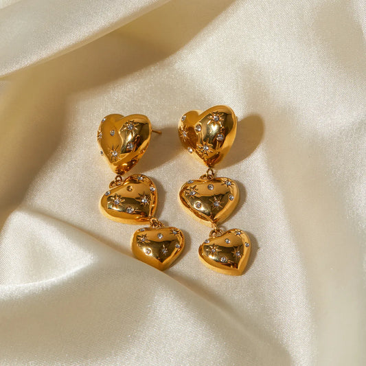 Selma Heart Earrings