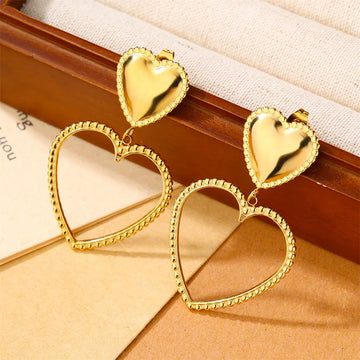 Tiana Heart Earrings