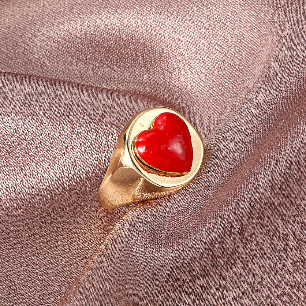 Red Heart Ring