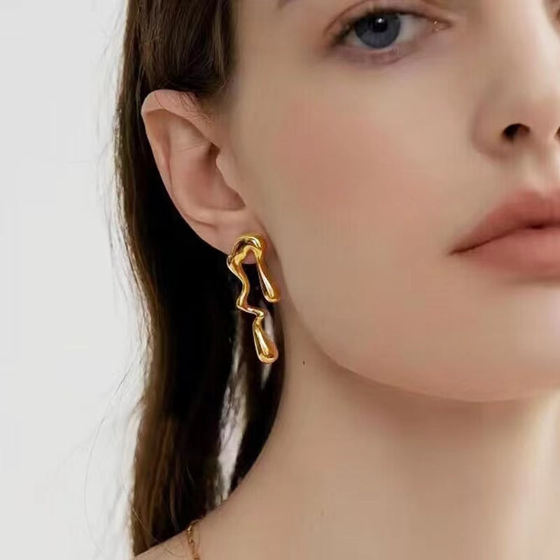 Silvie Asymmetric Earrings