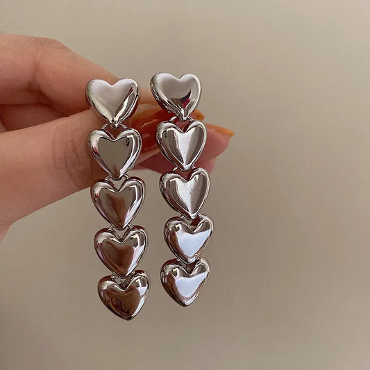 Delia Heart Earrings