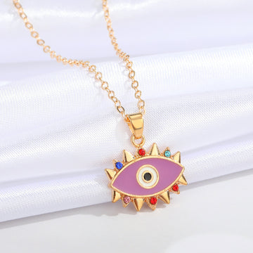 Evil eye Colorful necklace