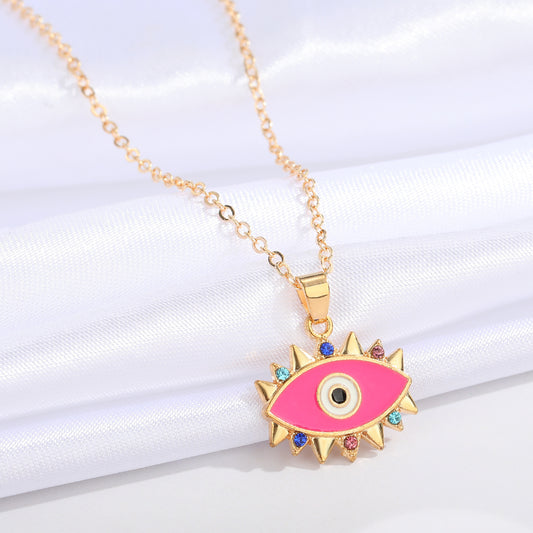 Evil eye Colorful necklace