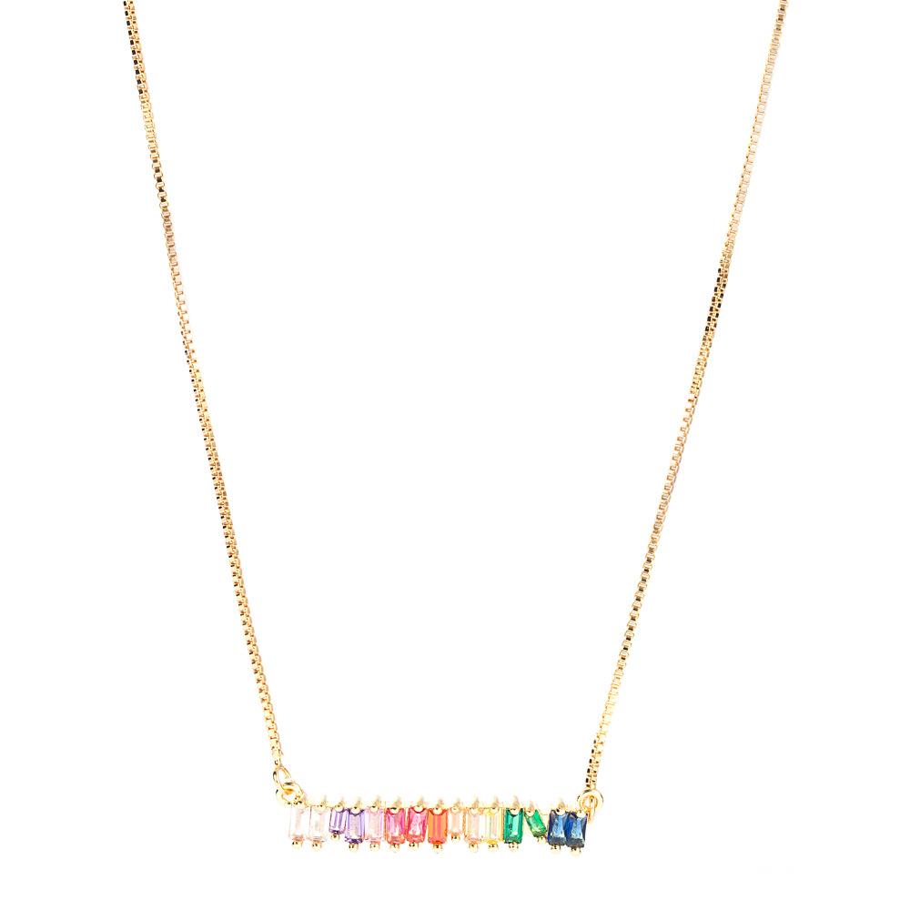 Skittle Baguette Necklace