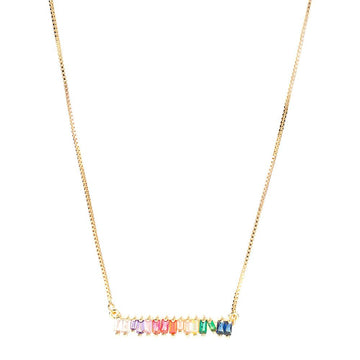 Skittle Baguette Necklace