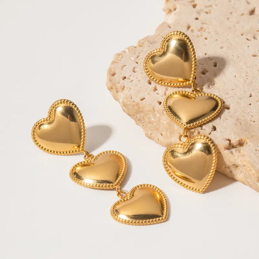 Bambi Heart Earrings