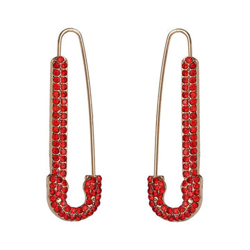 Safety pin earrings